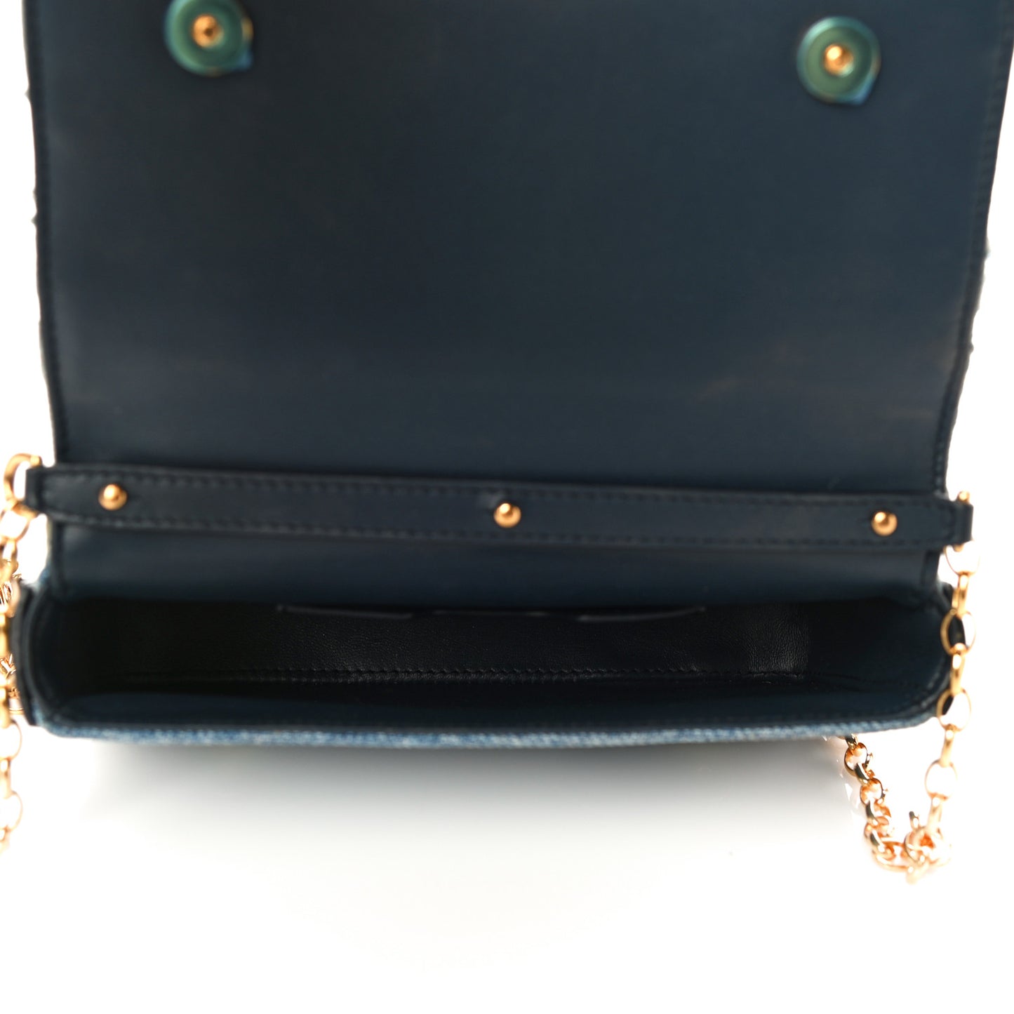 Denim Mini DG Girls Shoulder Bag Blue