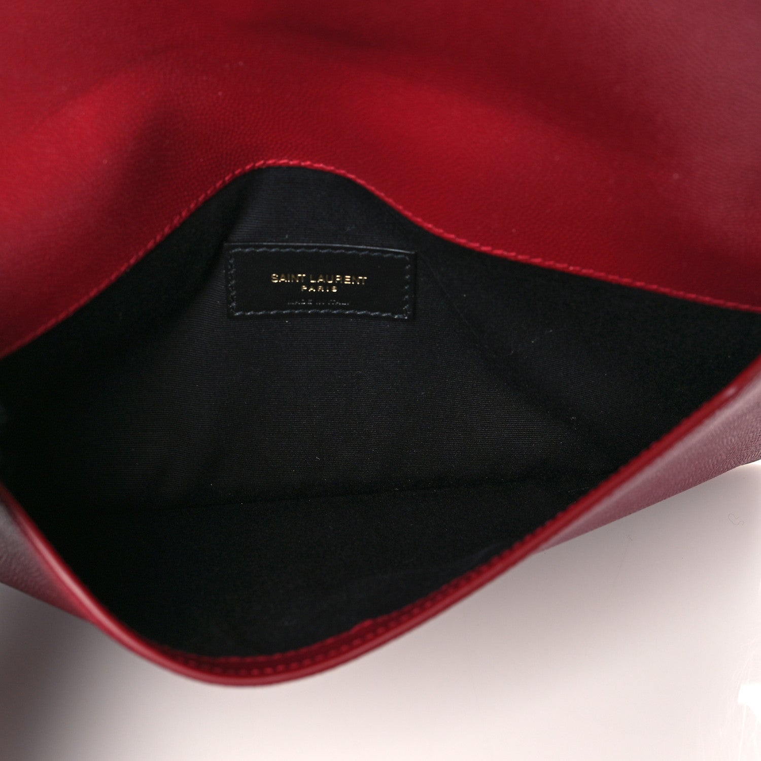 Saint Laurent Grain De Poudre Uptown Pouch Opyum Red 5 of 8