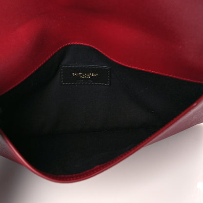 Saint Laurent Grain De Poudre Uptown Pouch Opyum Red 5 of 8