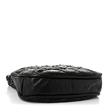 Chanel Lambskin Quilted Hidden Chain Hobo Black 4 of 10