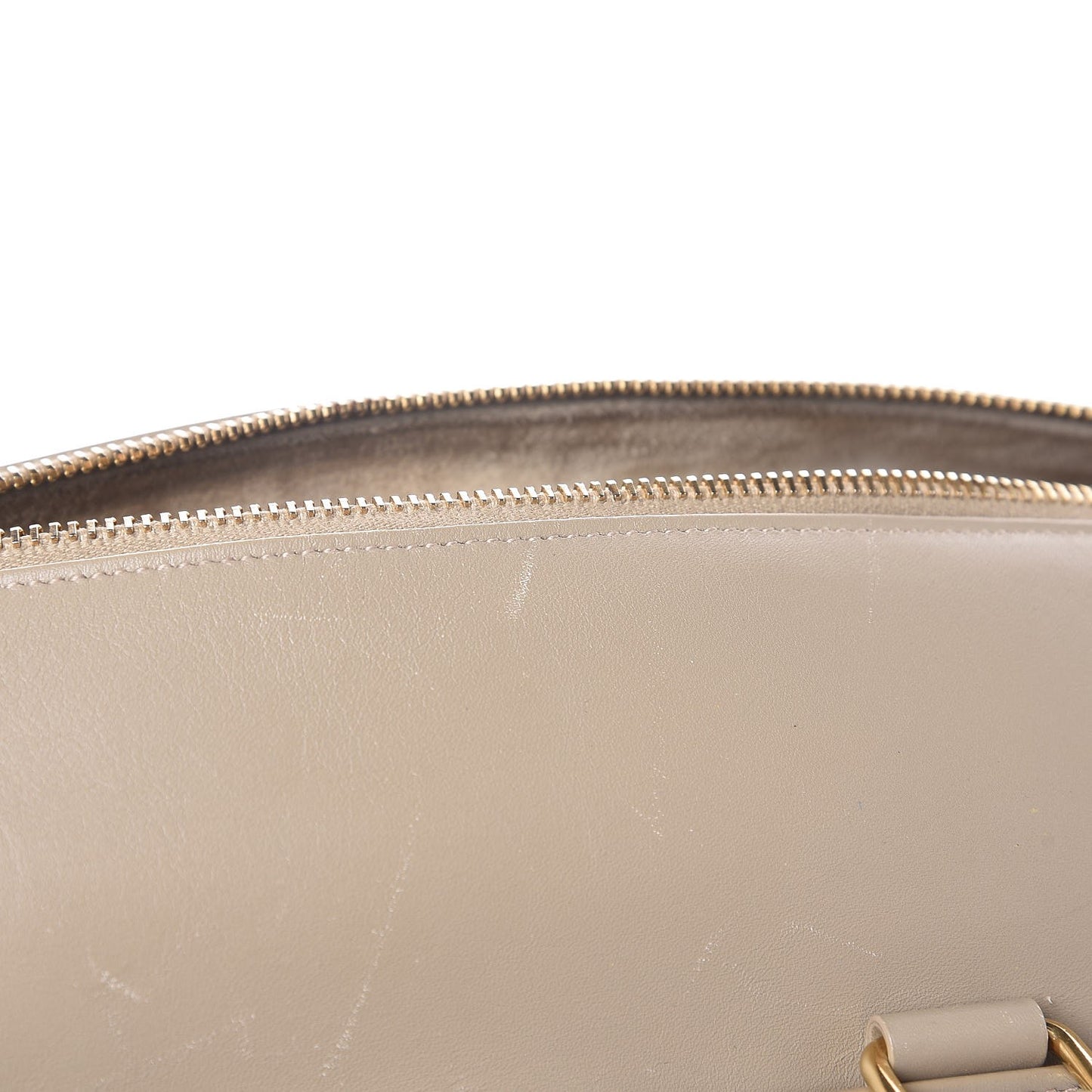 Calfskin Classic Duffle 6 Beige Vintage