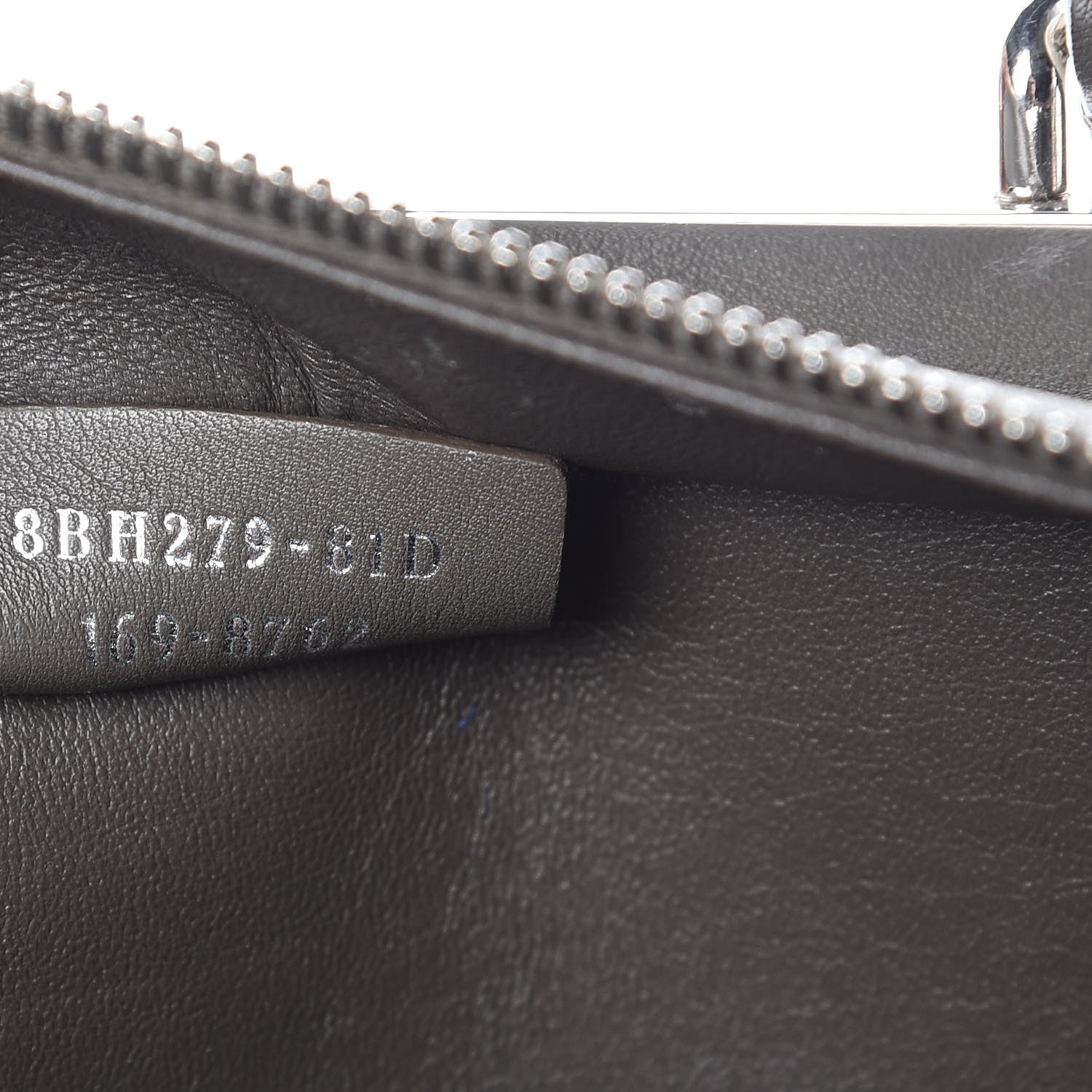 Fendi Vitello Dolce Century Petite 3Jours Tote Carbone 9 of 16