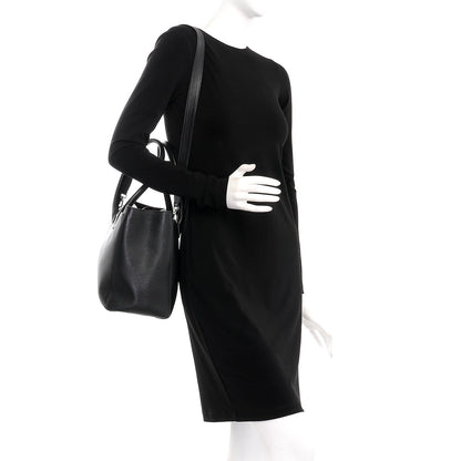Chanel Calfskin Cerf Executive Shopper Tote Black 2 of 10