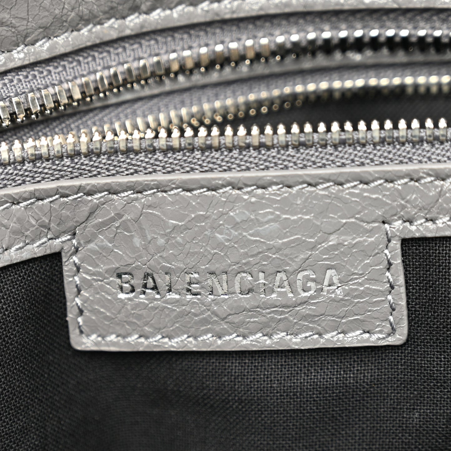 Agneau Arena Neo Cagole City Handbag Dark Grey
