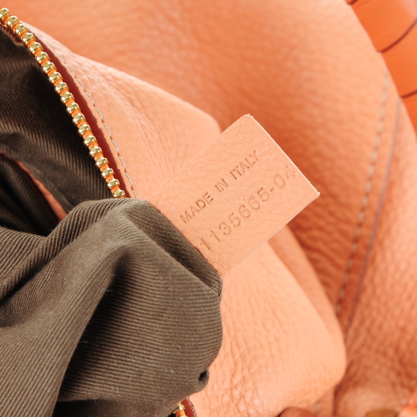 Calfskin Medium Marcie Hobo Peach Pink