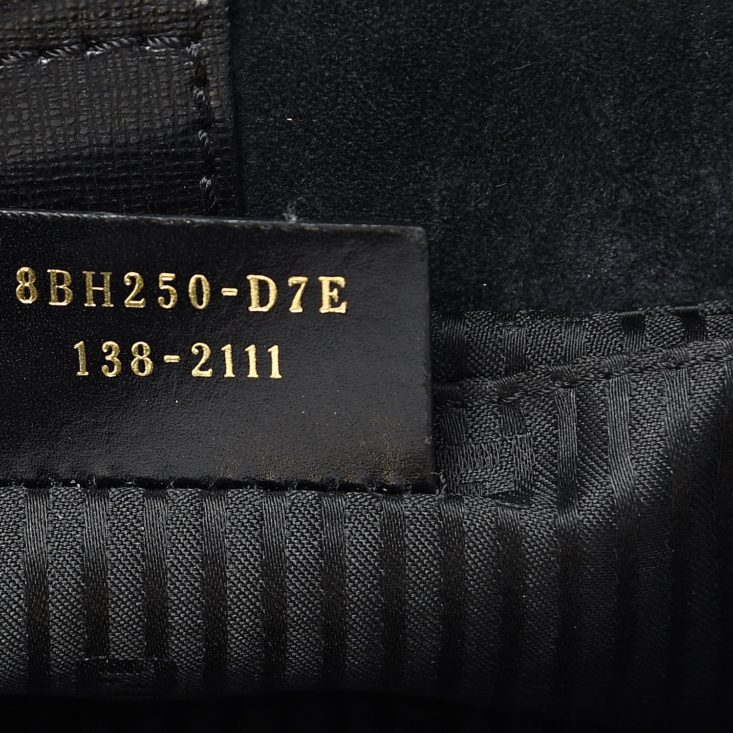 Fendi Vitello Elite Regular 2Jours Tote Black 6 of 12