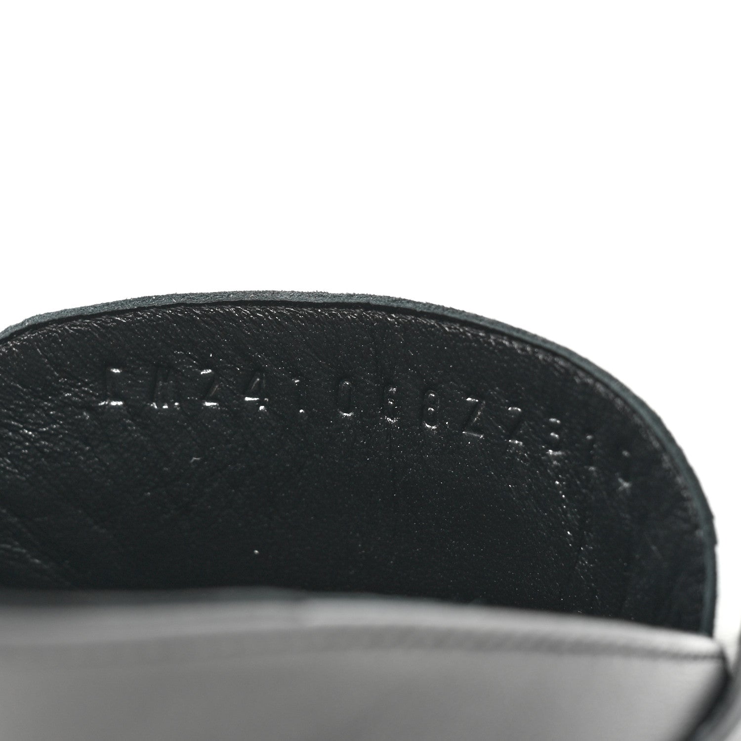 Hermes Calfskin Fringe Oz Mules 38 Black White 8 of 9