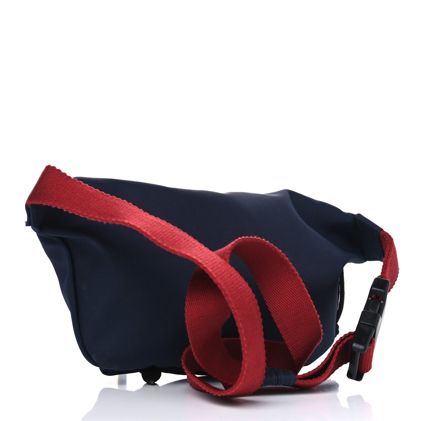 Sport Nylon Logo Embroidered Small Wheel Beltpack Navy Blue Red