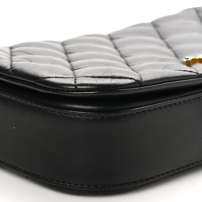 Chanel Calfskin Quilted Nailed CC Flap Bag Black 9 of 10