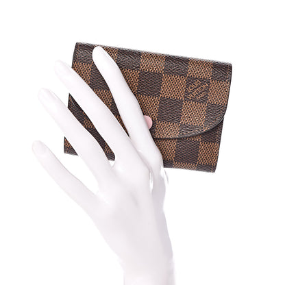 Louis Vuitton Damier Ebene Rosalie Coin Purse Rose Ballerine 2 of 8
