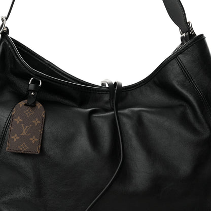 Louis Vuitton Lambskin CarryAll Vibe MM Black 8 of 11