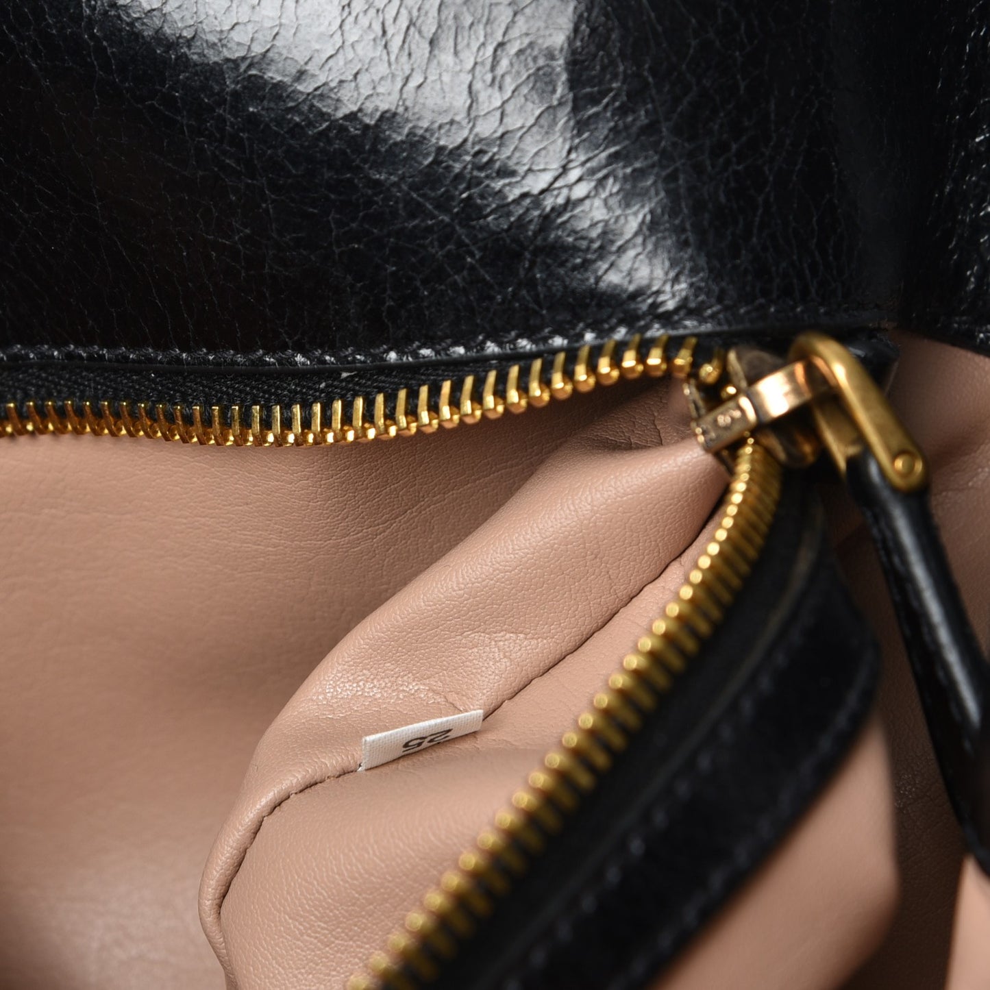 Vitello Shine Tote Nero Black