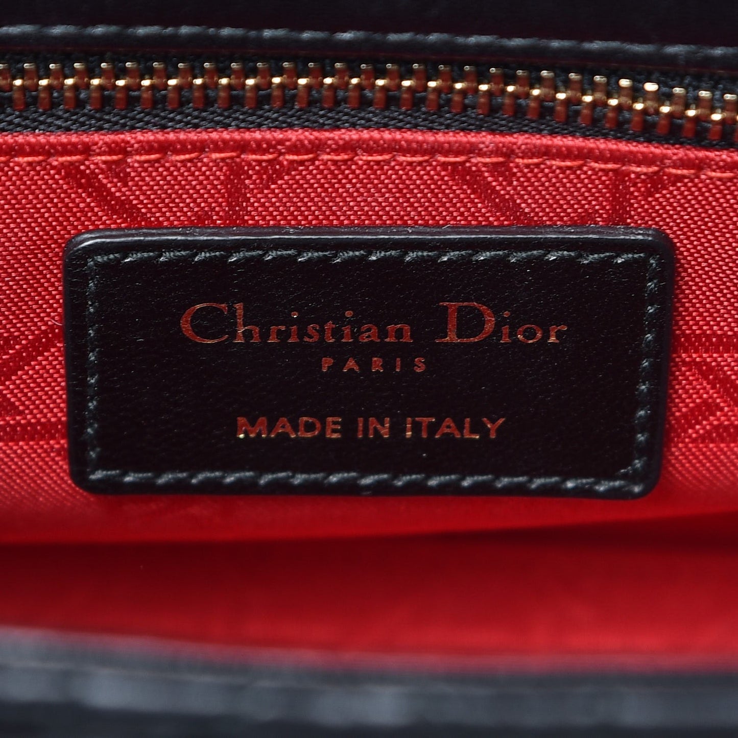 Lambskin Cannage Small Lucky Badges My Lady Dior Black