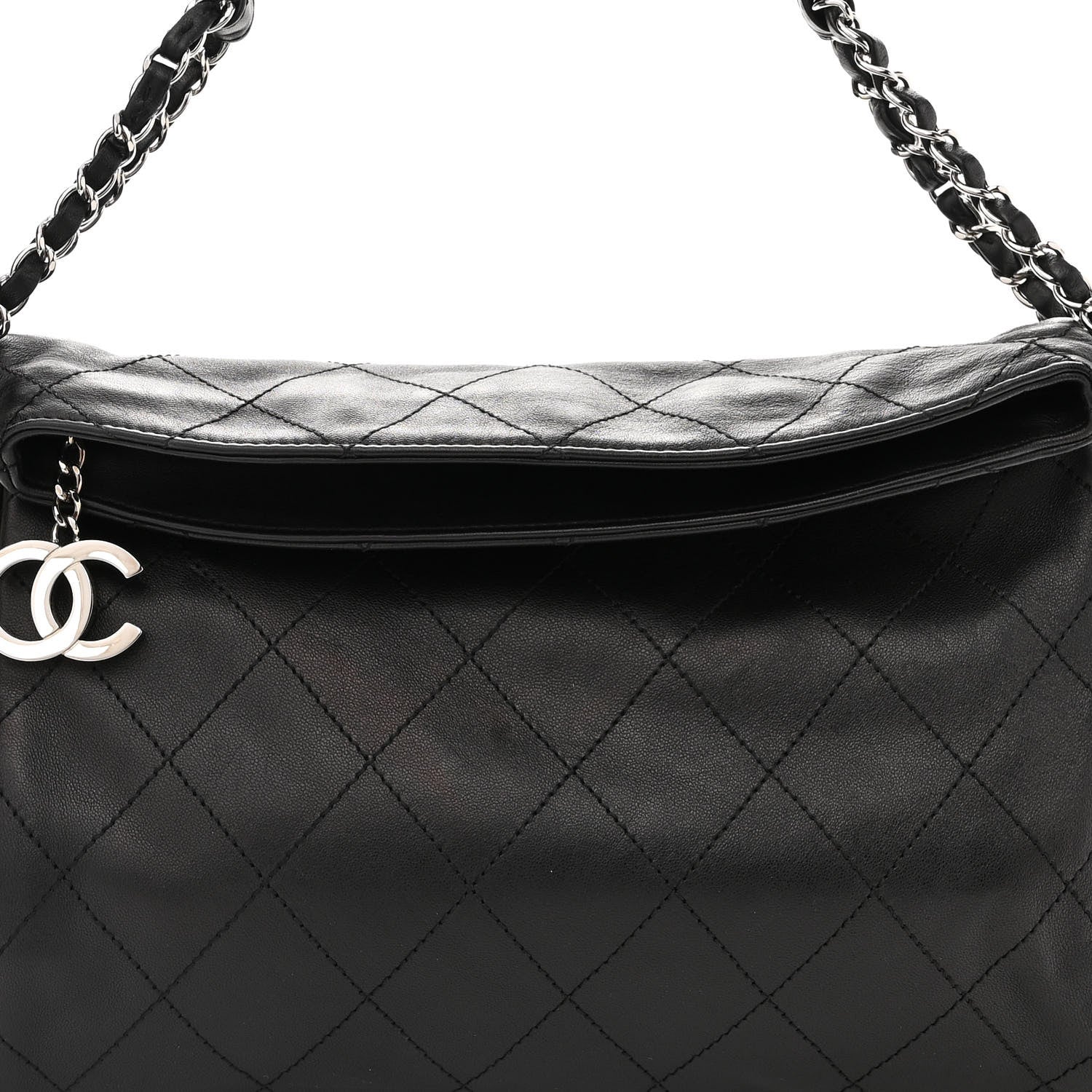 Chanel Lambskin Ultimate Soft Hobo Black 7 of 11
