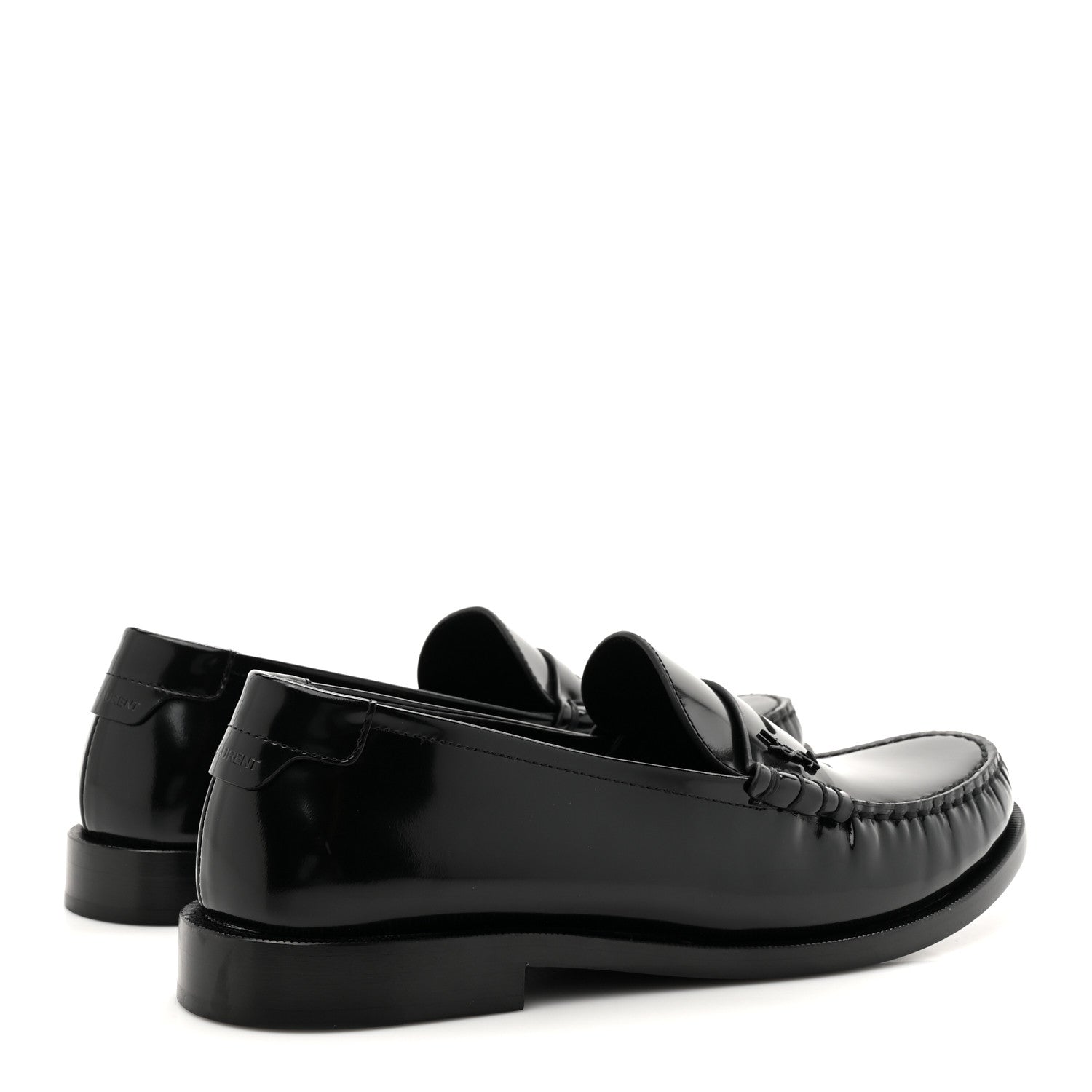 Saint Laurent Magnum Lux Calfskin Le Loafer 15 Moccasins 40.5 Black 5 of 10