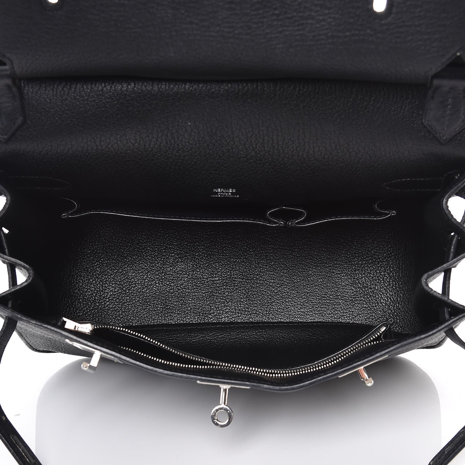 Hermes Taurillon Clemence Jypsiere 28 Black 5 of 8