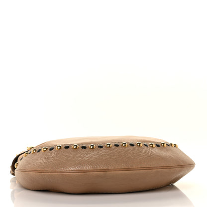 Gucci Calfskin Babouska Hobo Beige 3 of 9