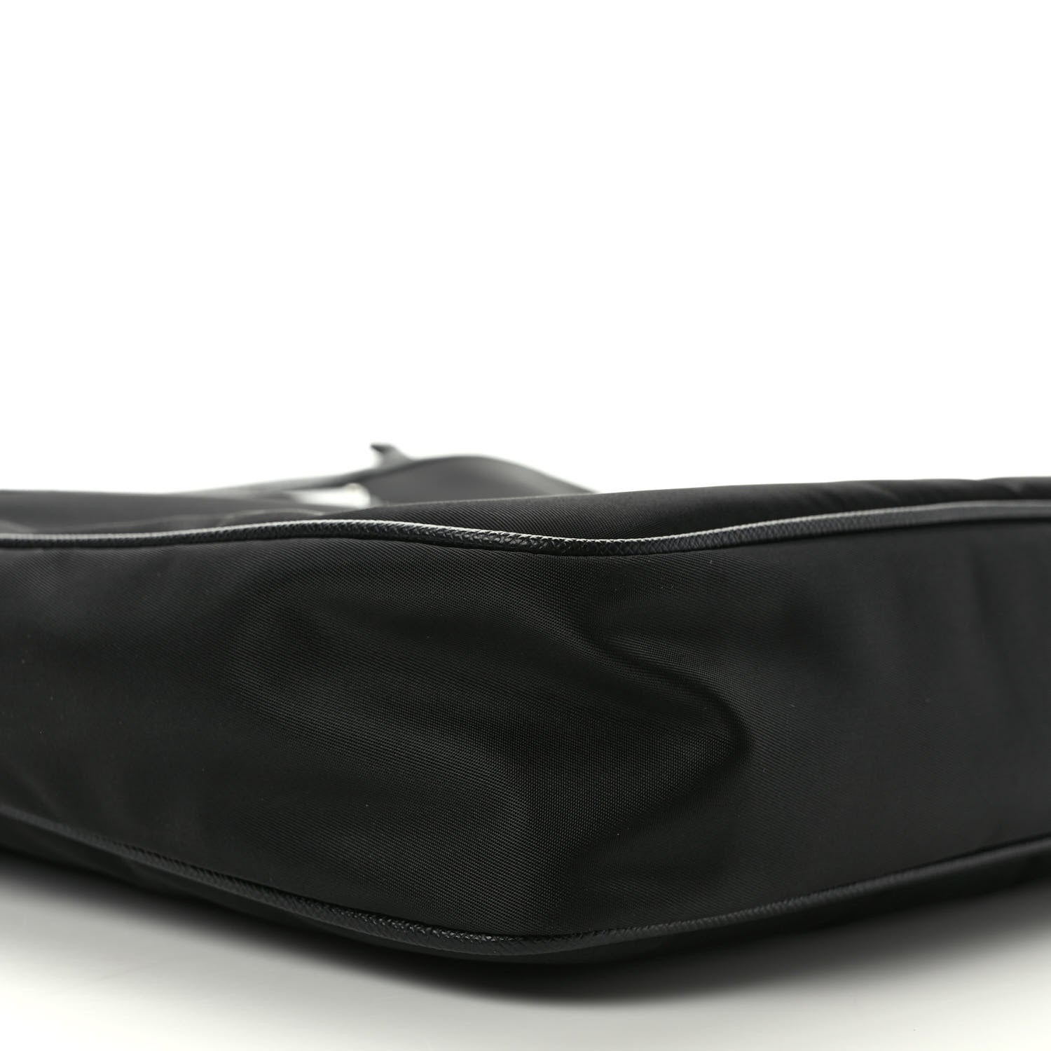 Prada Tessuto Nylon Saffiano Messenger Bag Black 6 of 7