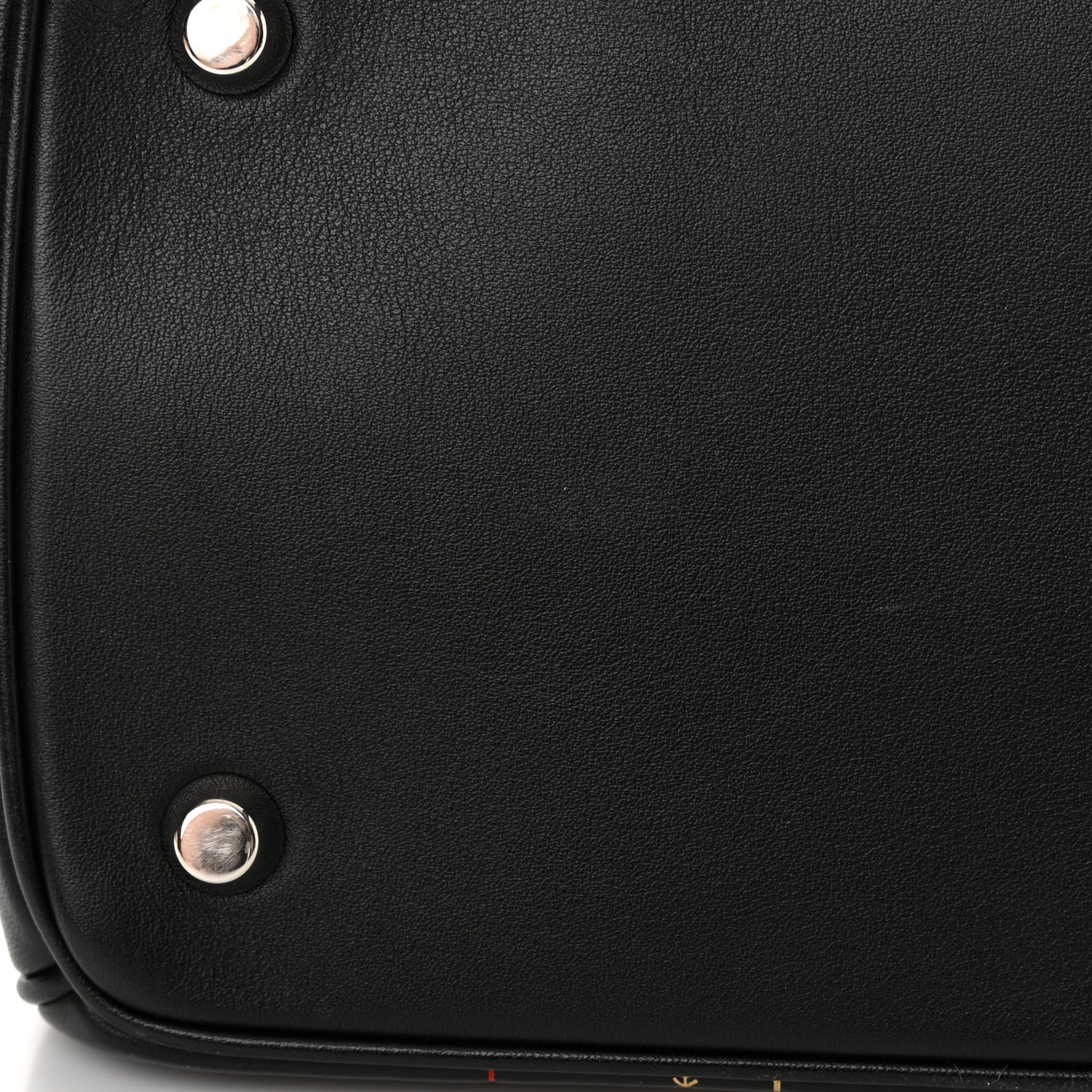 Smooth Calfskin Small Tri-Color Be Dior Flap Black Red White