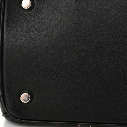 Christian Dior Smooth Calfskin Small Tri-Color Be Dior Flap Black Red White 14 of 17