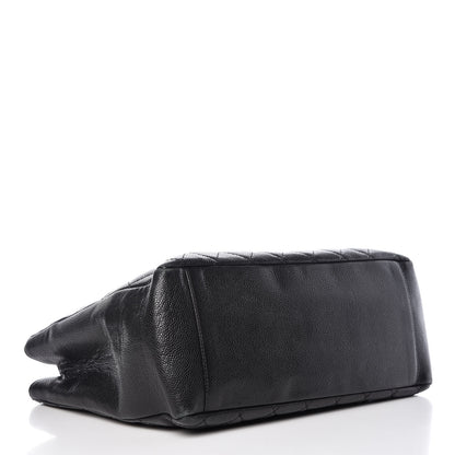 Chanel Caviar Quilted Grand Shopping Tote GST Black 4 of 16