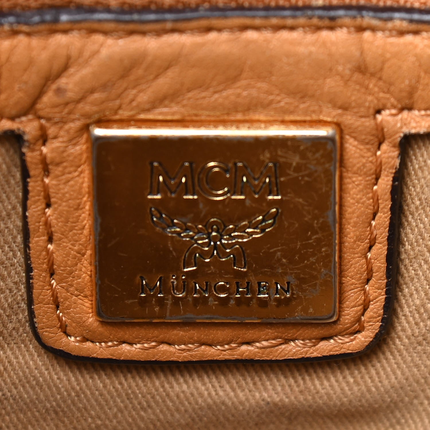MCM Visetos Hobo Cognac 6 of 9