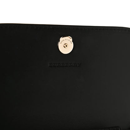 Burberry Haymarket Check Henley Wallet On Chain Black 6 of 11