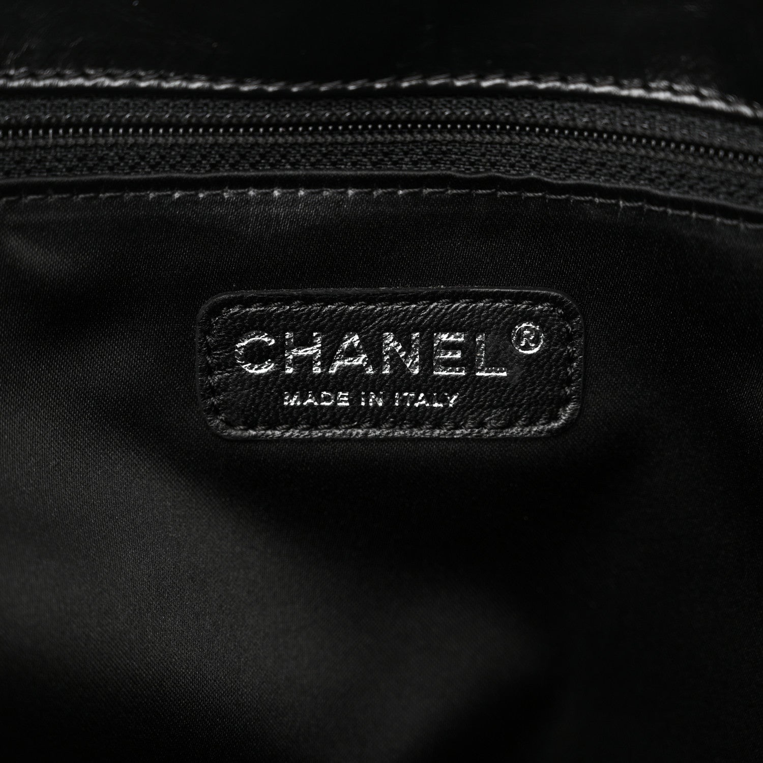 Chanel Glazed Calfskin Twisted Maxi Flap Black 6 of 10
