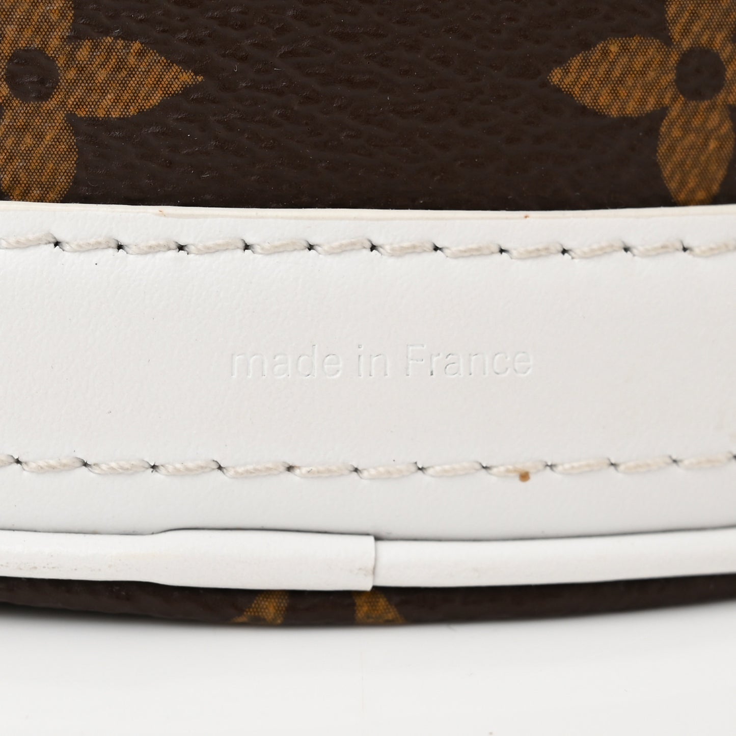 Monogram LV Match Nano Bucket Bag White
