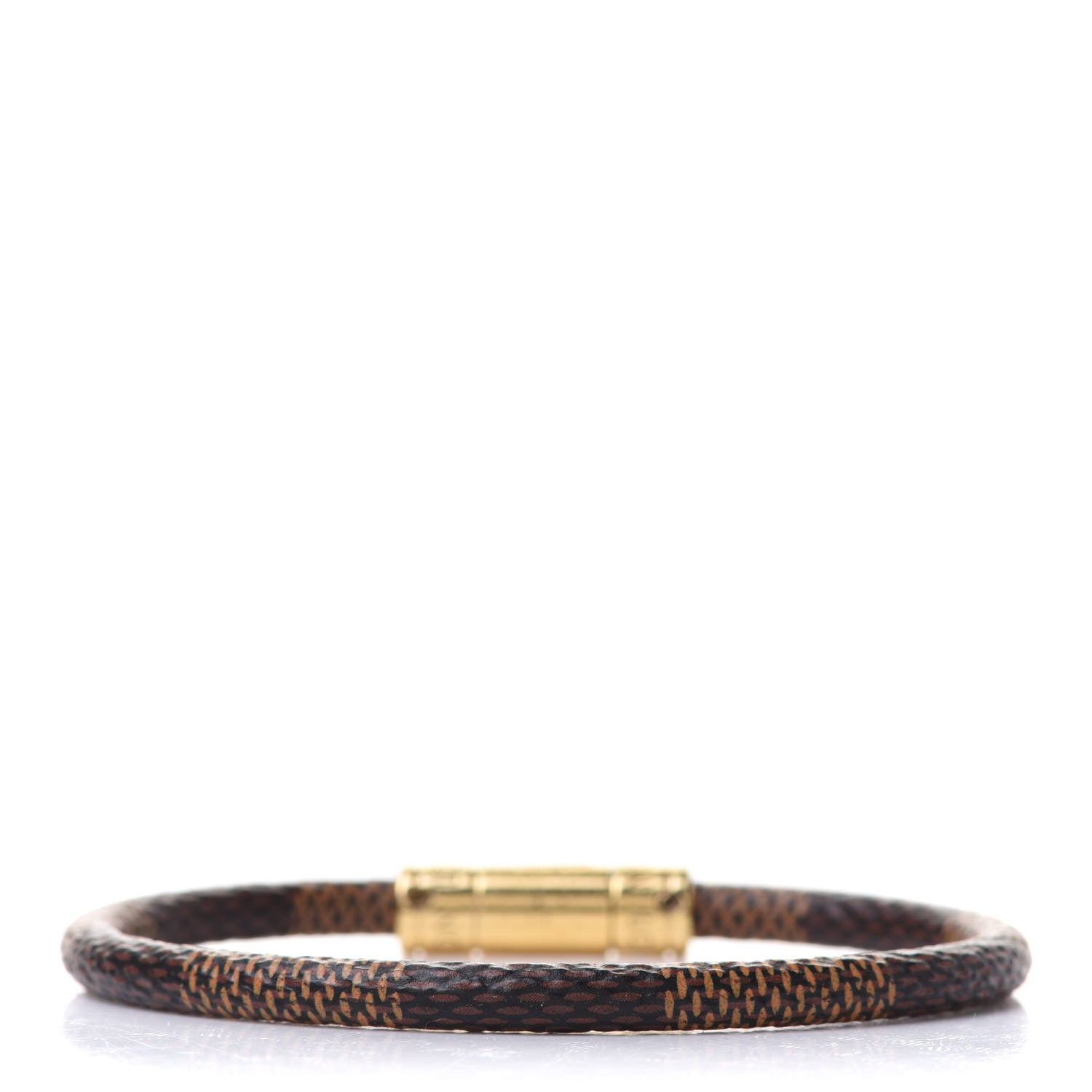 Louis Vuitton Damier Ebene Keep It Bracelet 17 3 of 4