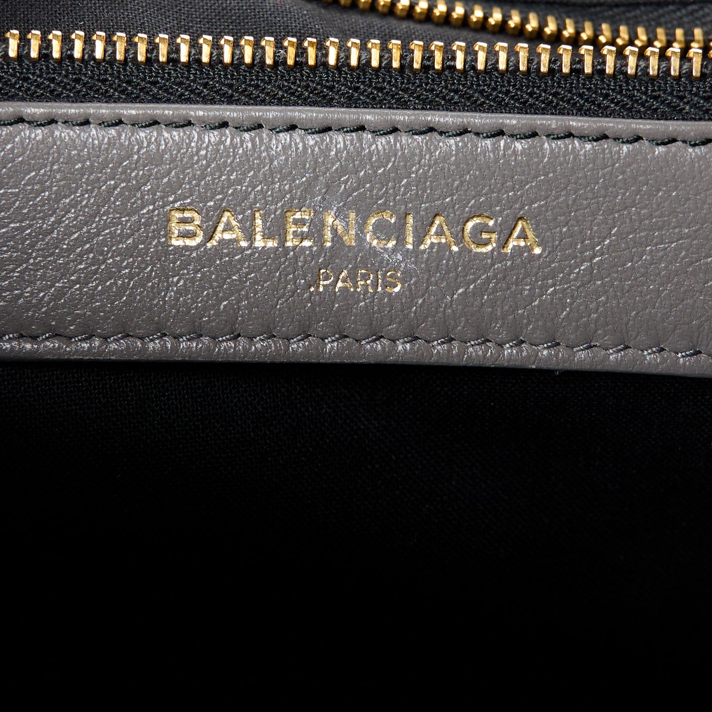 Chevre Gold Metallic Edge Hardware S City Gris Acier