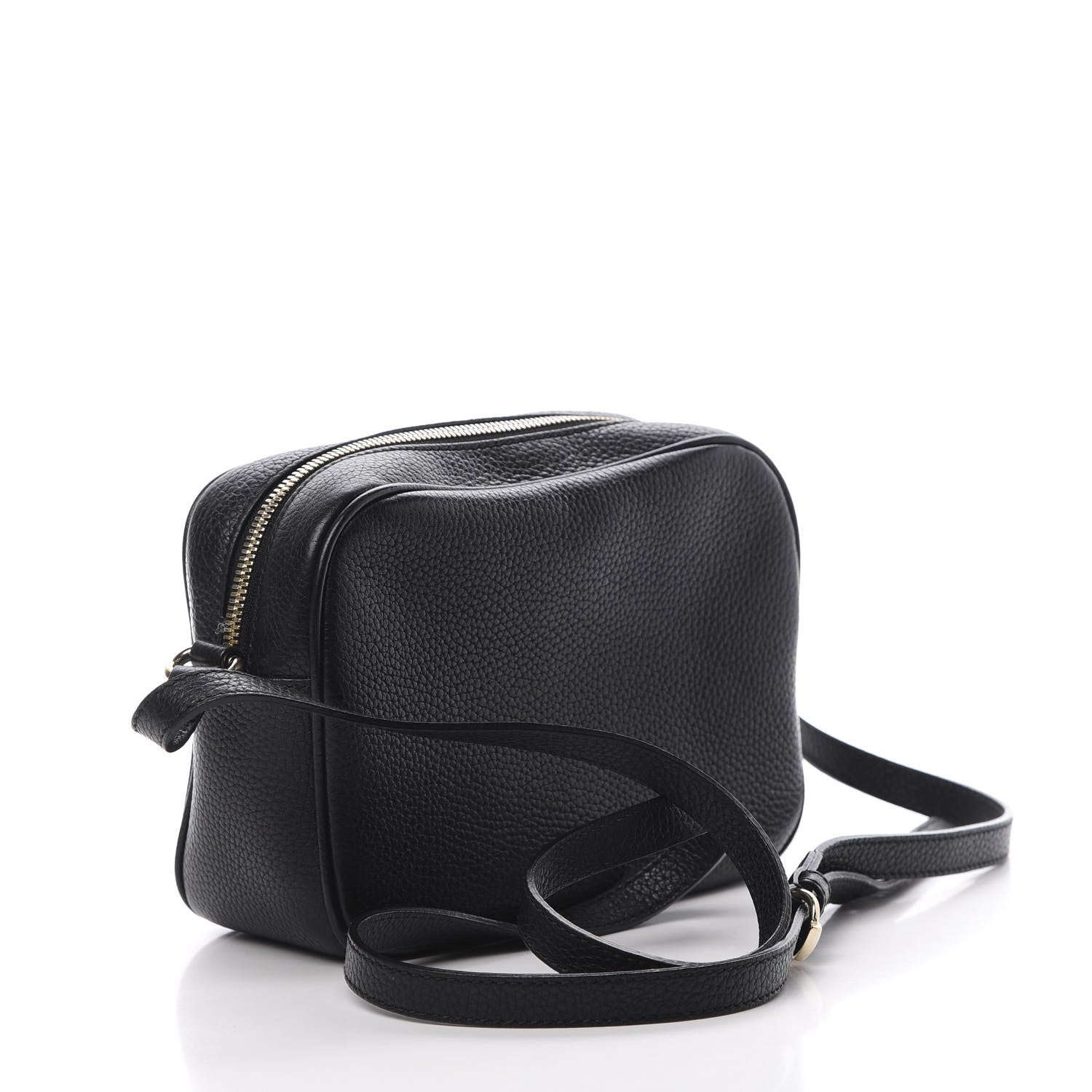 Gucci Pebbled Calfskin Small Soho Disco Bag Black 3 of 12