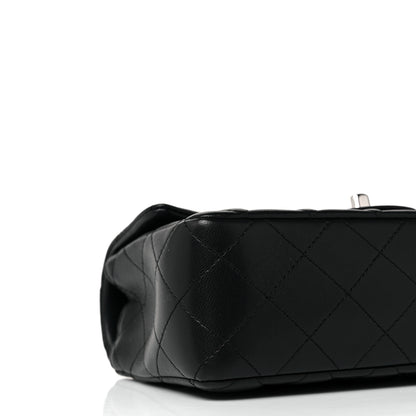 Chanel Lambskin Quilted Mini Rectangular Flap Black 8 of 10