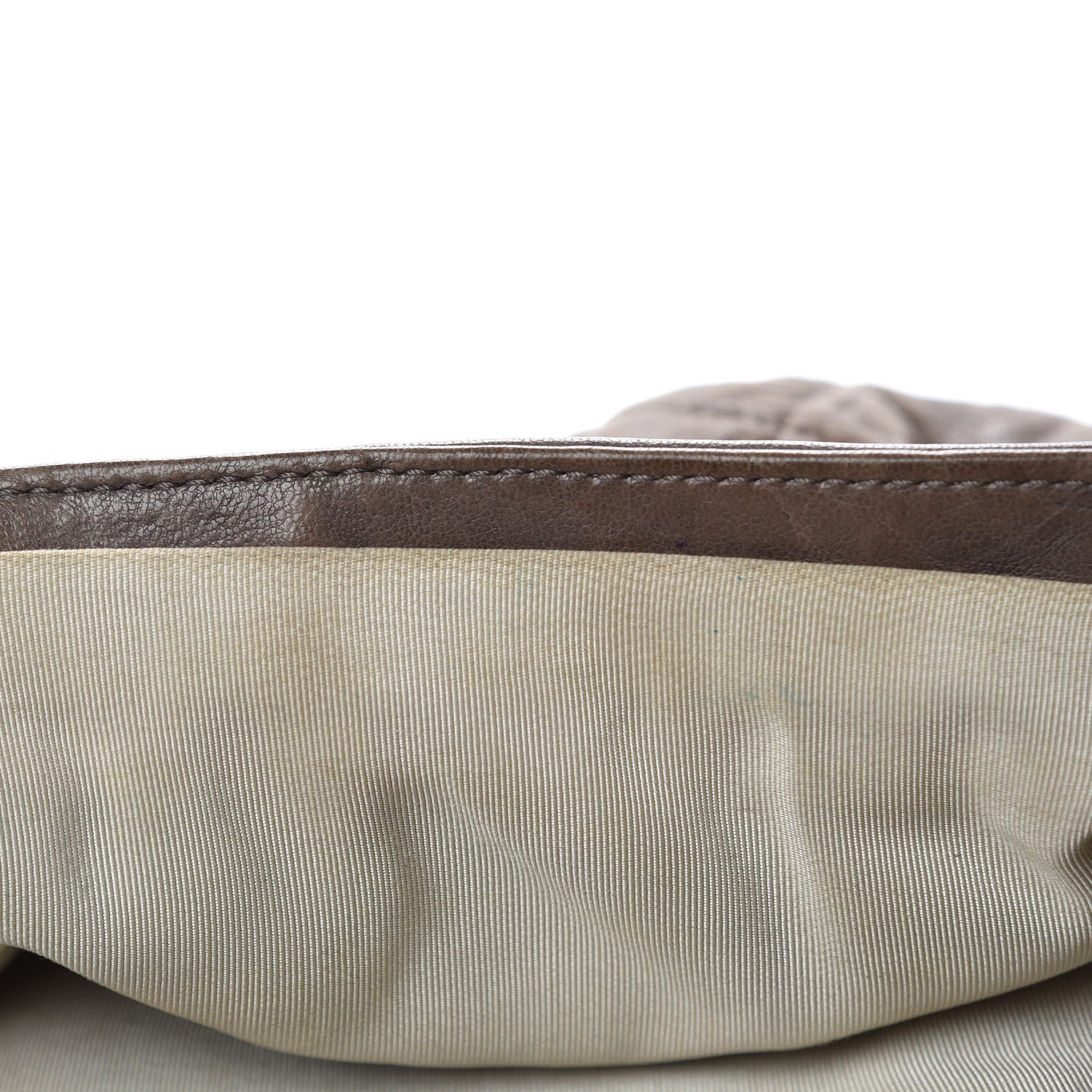 Chanel Washed Lambskin Quilted Medium Chain Around Flap Khaki 18 of 18
