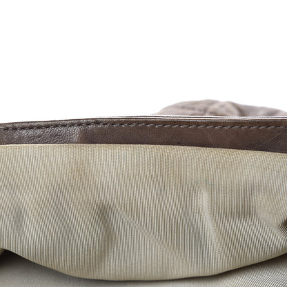 Chanel Washed Lambskin Quilted Medium Chain Around Flap Khaki 18 of 18
