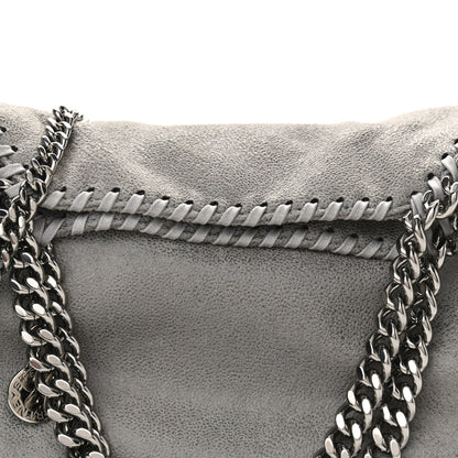 Stella McCartney Shaggy Deer Mini Falabella Fold Over Tote Light Grey 6 of 8