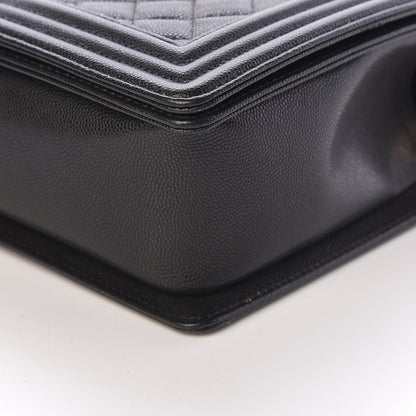 Chanel Caviar Quilted New Medium Boy Flap Black 10 of 11