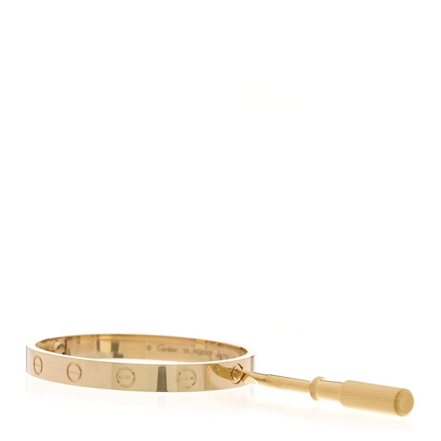 Cartier 18K Yellow Gold LOVE Bracelet 15 3 of 9