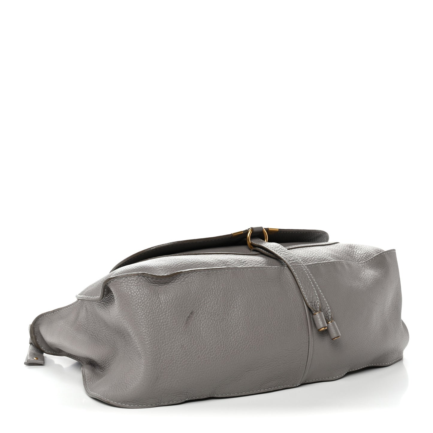 Calfskin Large Marcie Satchel Cashmere Grey