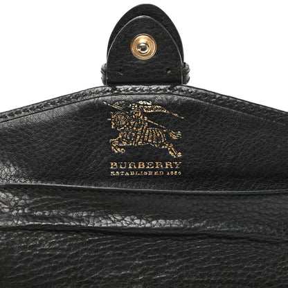 Burberry Calfskin Mega Check Continental Wallet Black 6 of 11