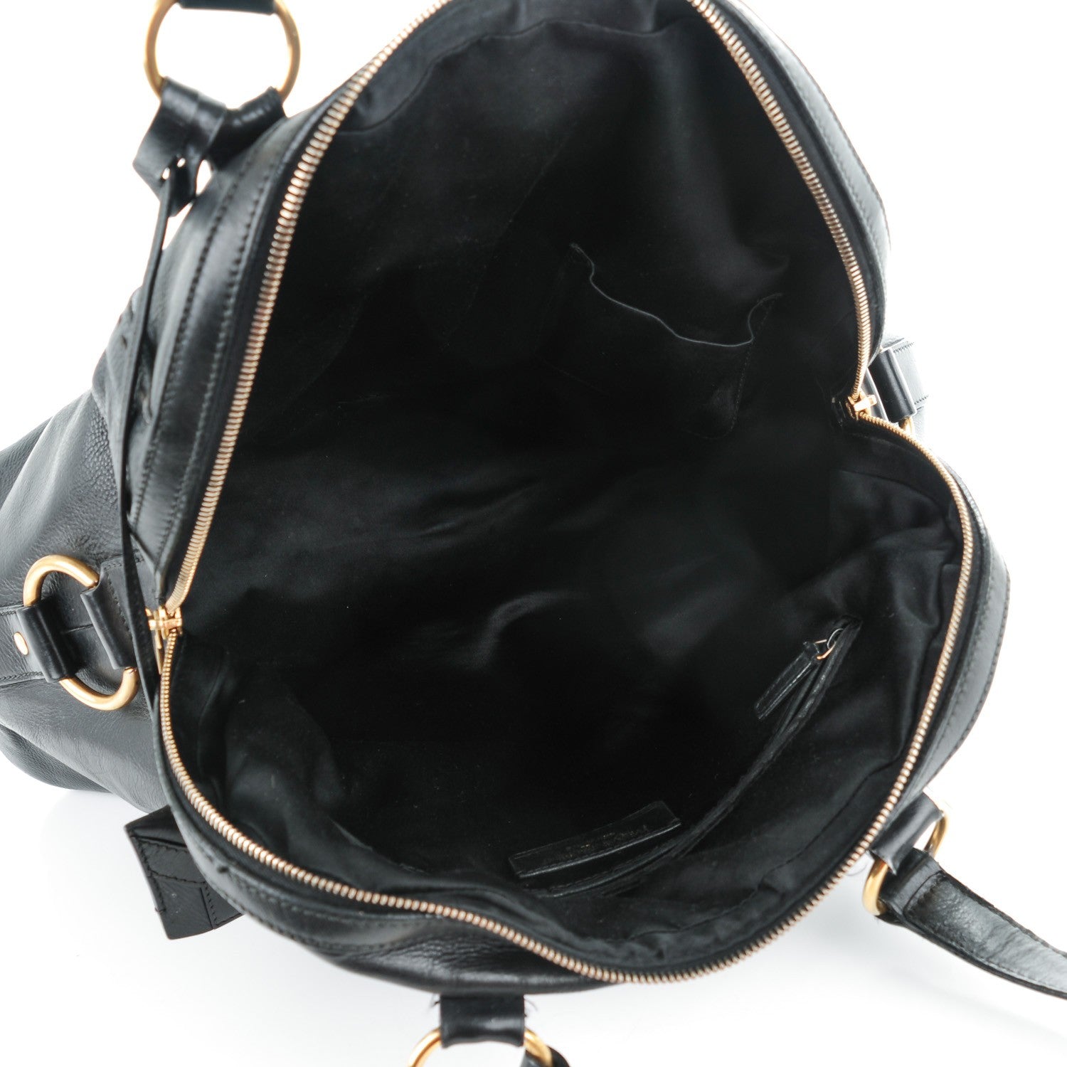 Saint Laurent Calfskin Oversized Muse Black 5 of 9