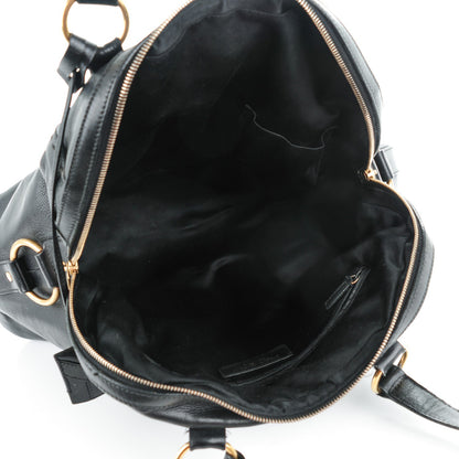 Saint Laurent Calfskin Oversized Muse Black 5 of 9