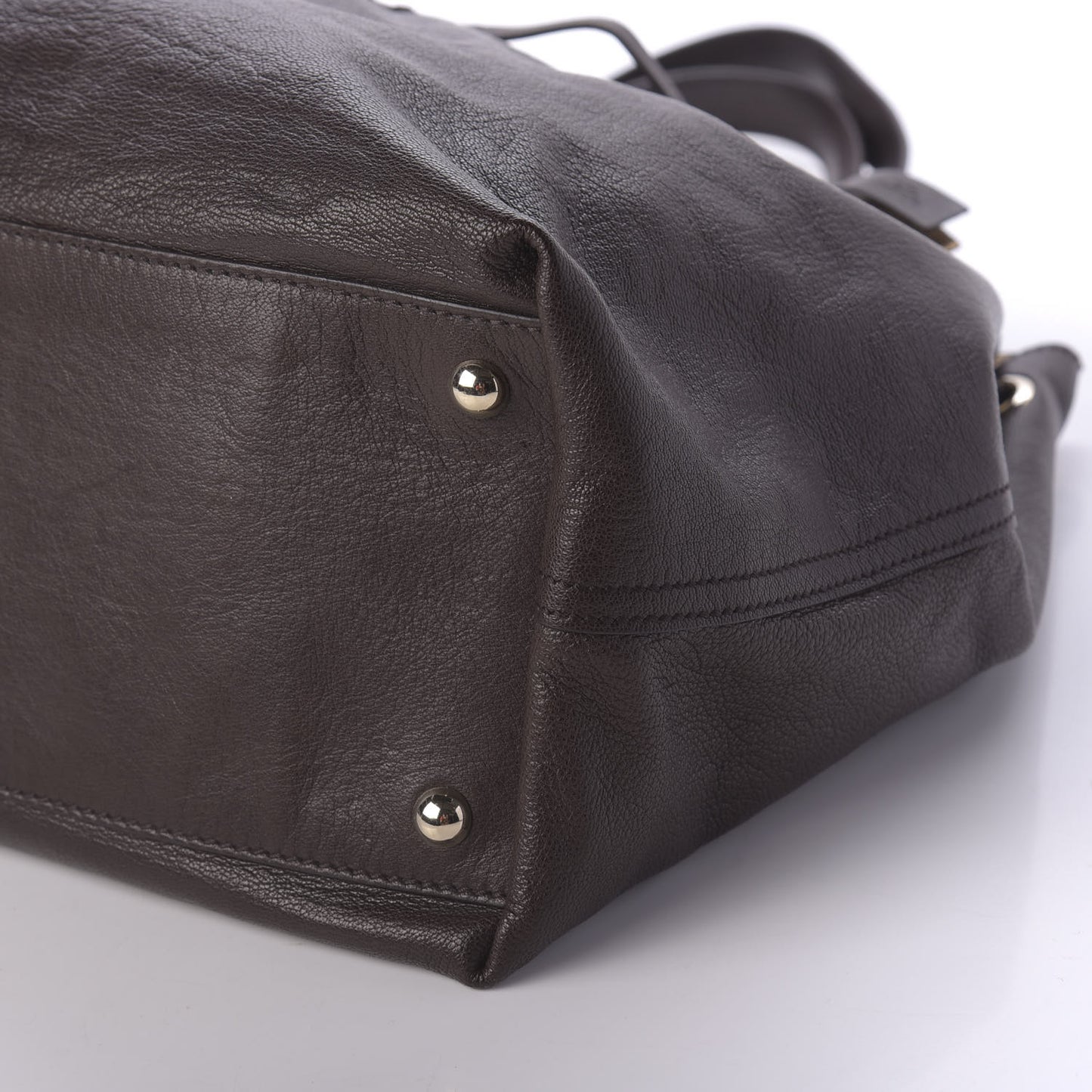 Calfskin Reversible Double Sac Y Tote Gold Brown