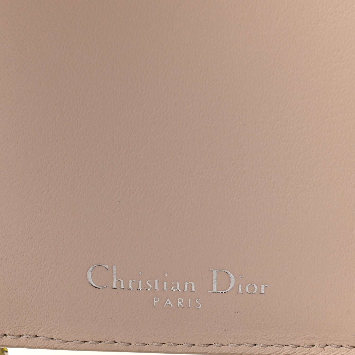 Christian Dior Bullcalf Diorissimo Medium Envelope Wallet Vert Acide 6 of 8