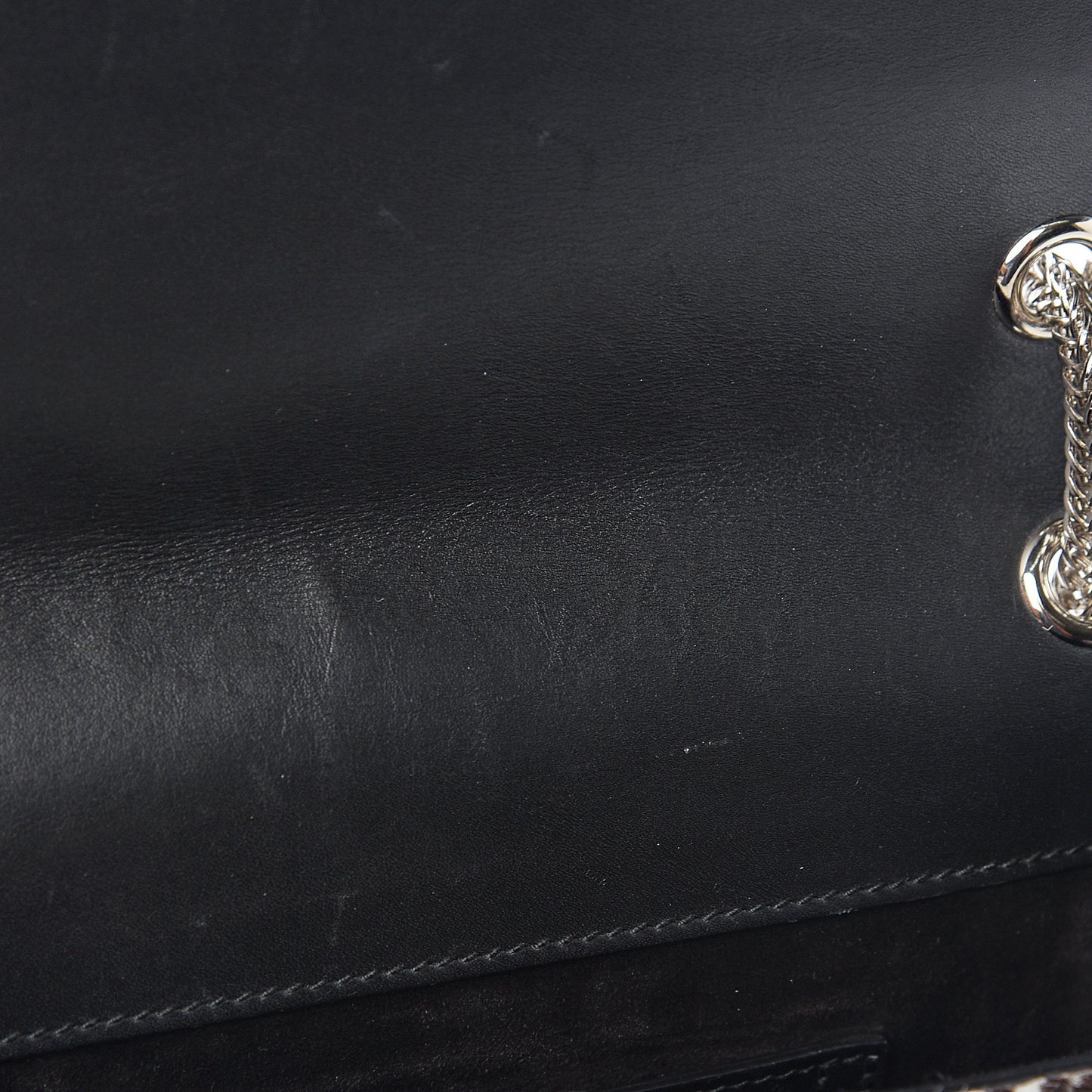 Calf Hair Calfskin Snow Leopard Medium Betty White Black