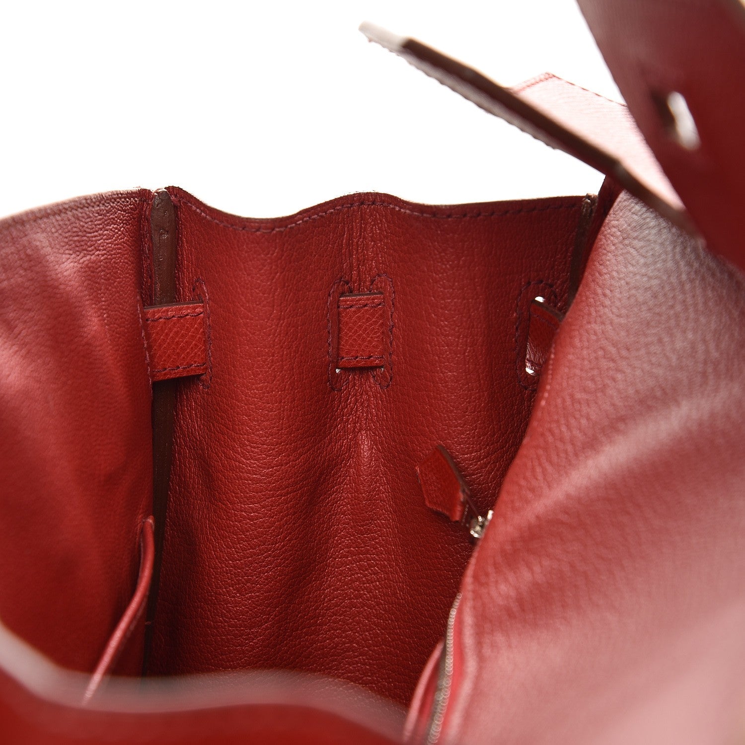 Hermes Epsom Birkin 30 Rouge Garance 20 of 38