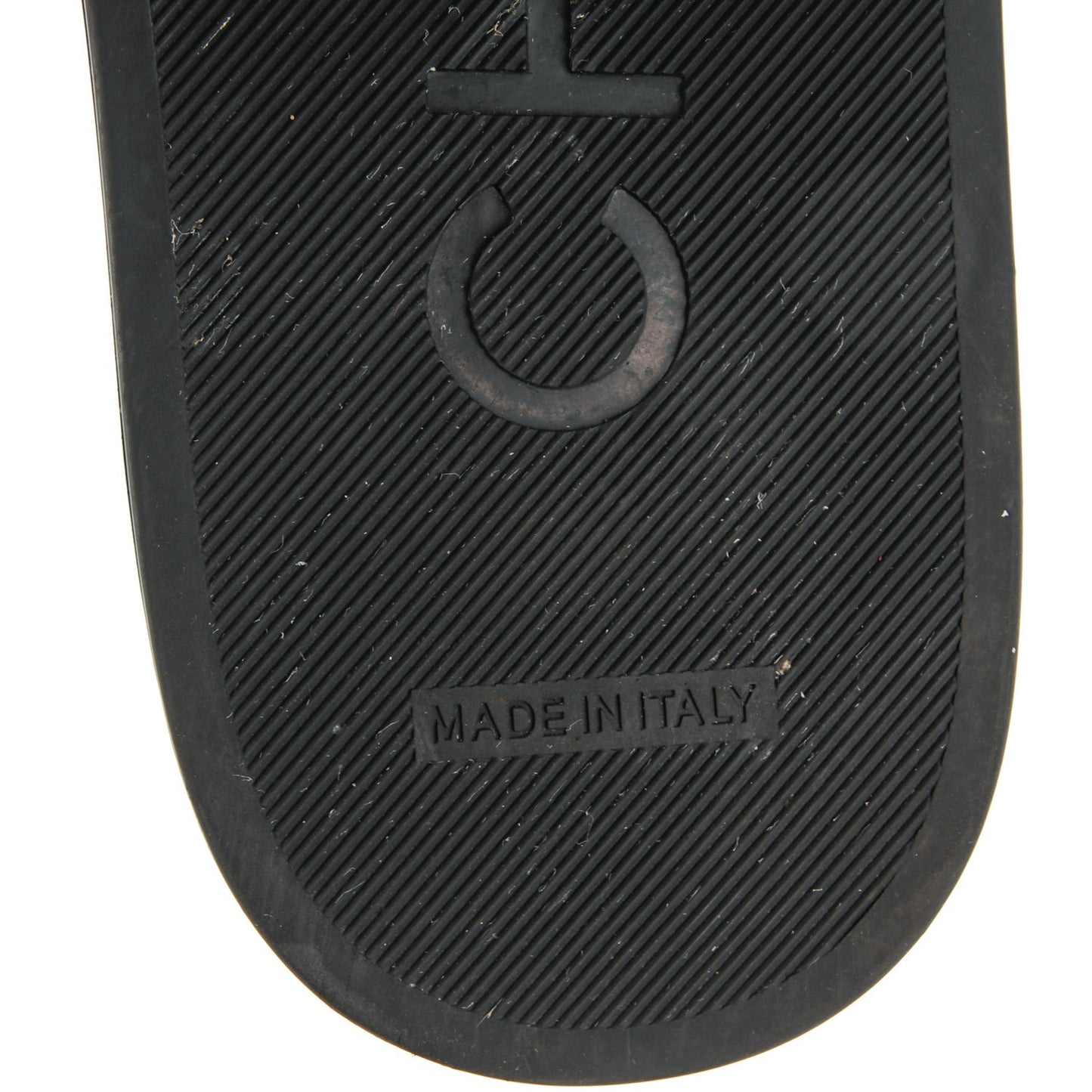 Tweed Lambskin Chain Flat Sandals 39 Black Multicolor