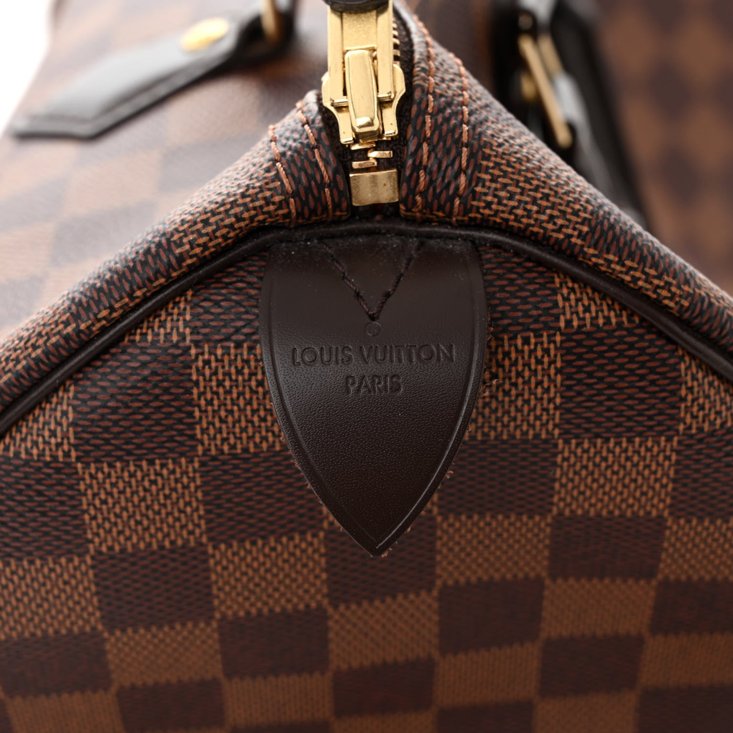 Louis Vuitton Damier Ebene Speedy 35 6 of 10