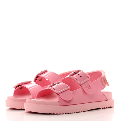 Gucci Rubber Mini Double G Womens Isla Dad Sandals 36 Wild Rose 3 of 8