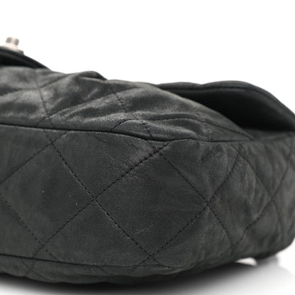 Chanel Iridescent Calfskin Large Chic Quilt Flap Black 10 of 11